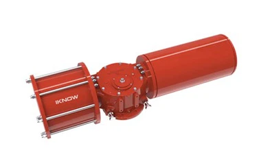 Atuador pneumático Scotch Yoke com retorno por mola