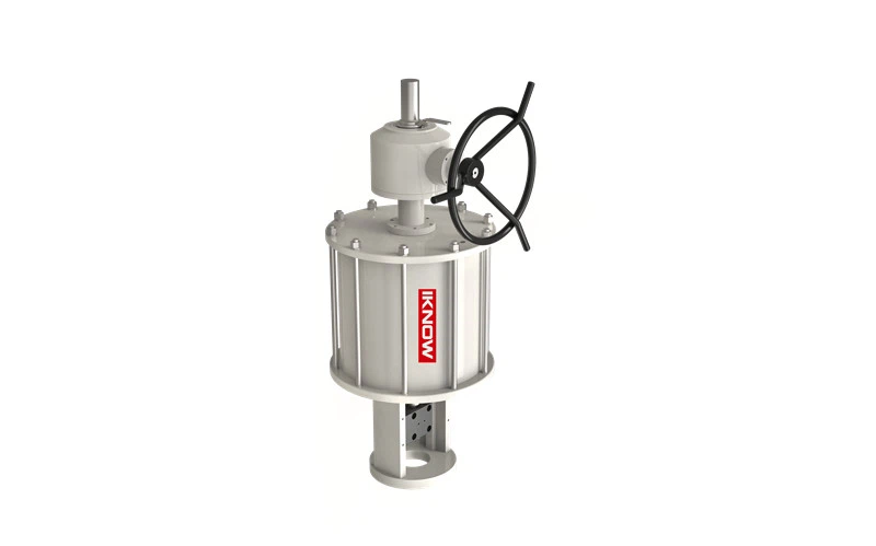 Pneumatic Globe Valve With Top Handwheel